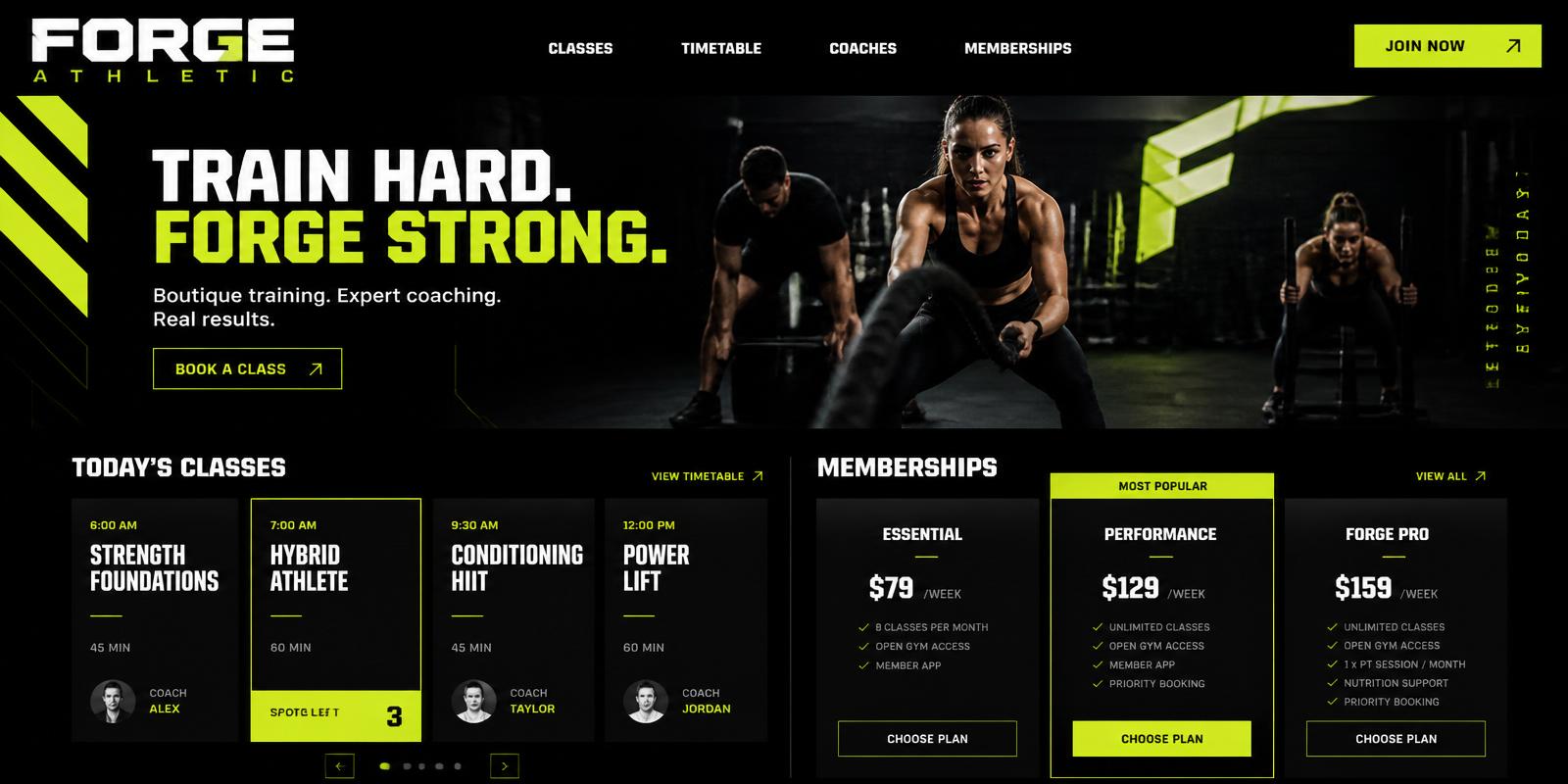 Boutique Fitness Studios